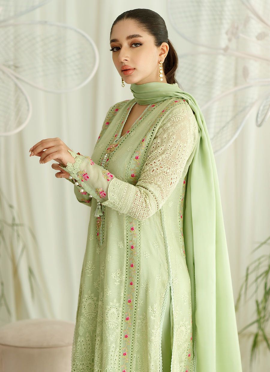 FARAH TALIB AZIZ 3pc Unstitched Wedding Winter Collection  Code:AZ 6067