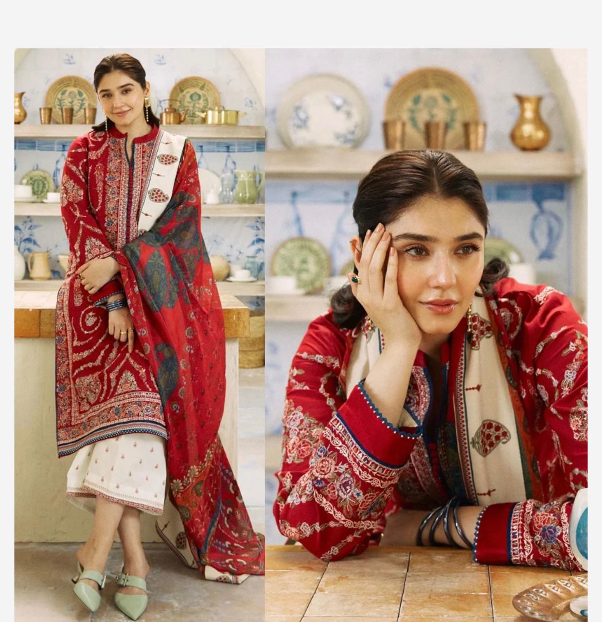 COCO 3pc Unstitched Wedding Winter Collection  CODE :AZ