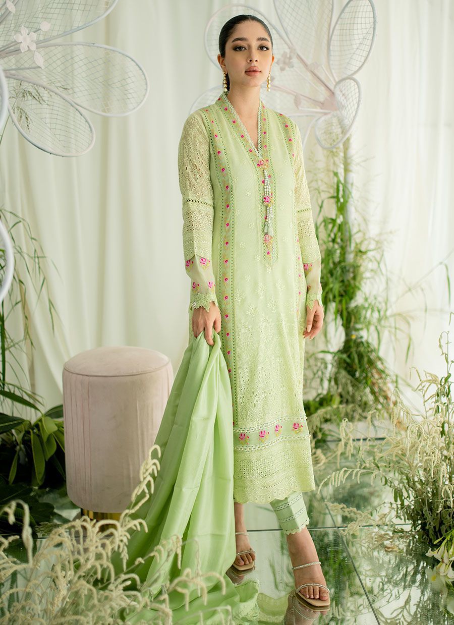 FARAH TALIB AZIZ 3pc Unstitched Wedding Winter Collection  Code:AZ 6067